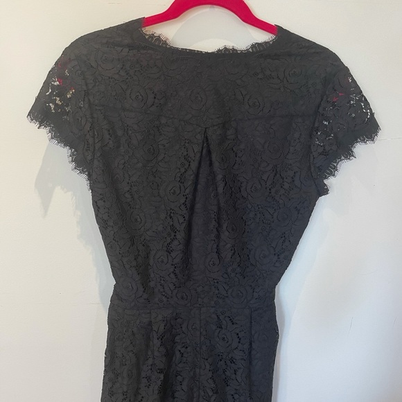 DVF “purdette” black lace romper - Picture 4 of 7